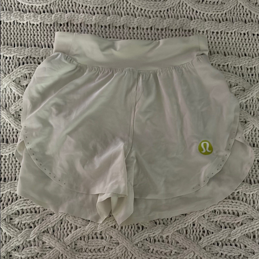 lululemon fast and free with large Lime Logo - rare